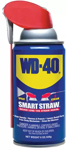 WD-40 Multi-Use Penetrating Oil and Lubricant with Smart Straw Applicator - 8 Ounce