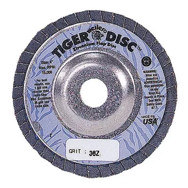Weiler Arbor Flap Disc, 4-1-2, 36, Extra Coarse 96335