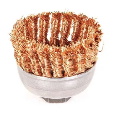 Weiler Single Row Knot Wire Cup Wire Brush, 2-3-4" 93810