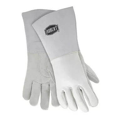 Welding Gloves, Gauntlet Cuff, Reinforced Thumb, Premium Elkskin, XL, 1 PR9061/XL