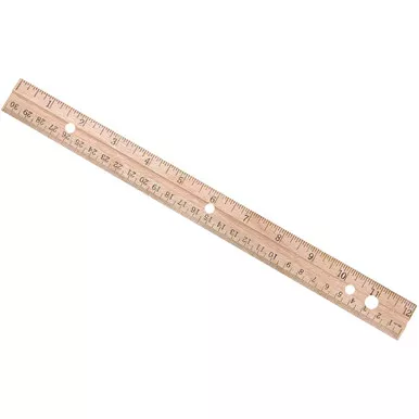 Westcott 12 In. Wood Ruler 10702 973971