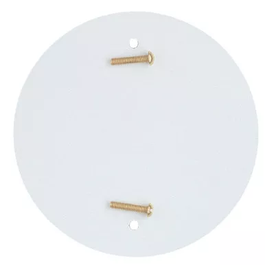 Westinghouse 4-3-4 In. White Blank-Up Plate 70065 507601