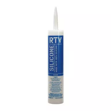 White Lightning Silicone Sealant, 10 oz, Tube, Clear WL099110C