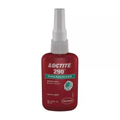 Wicking Threadlocker, LOCTITE 290, Green, Medium Strength, Liquid, 50 mL Bottle135392