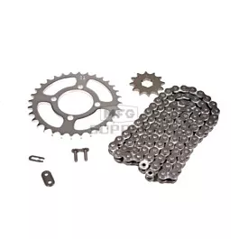 Yamaha Breeze 125 YFA1 Chain and Sprocket Set for 1989-2004.