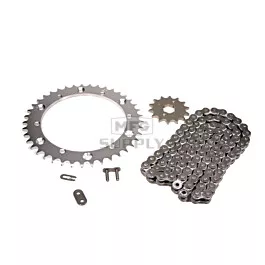 Yamaha YFZ450 Chain and Sprocket Set for 2004-2013.