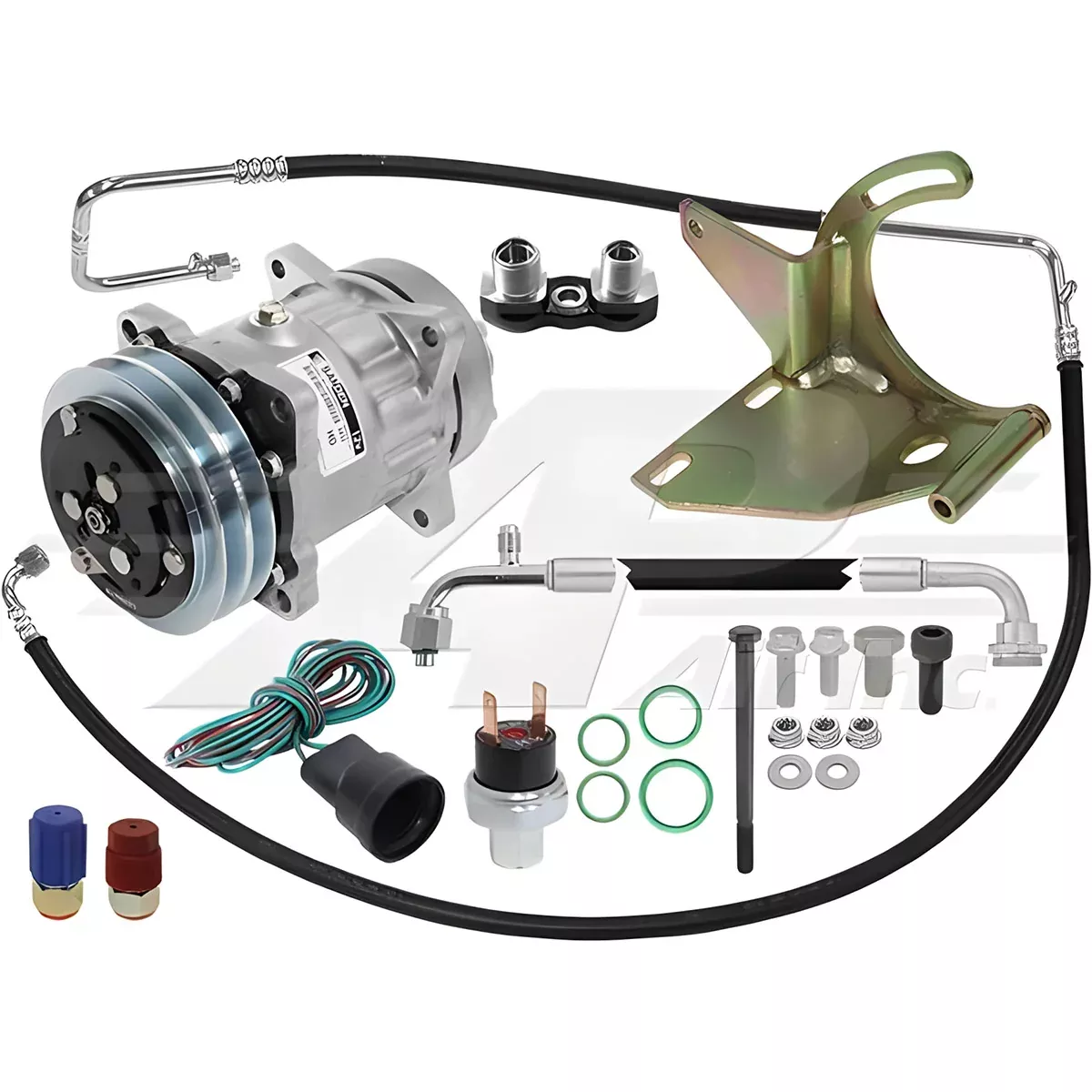 York-Tecumseh to Sanden Conversion Kit for Ford/Holland, 990-230