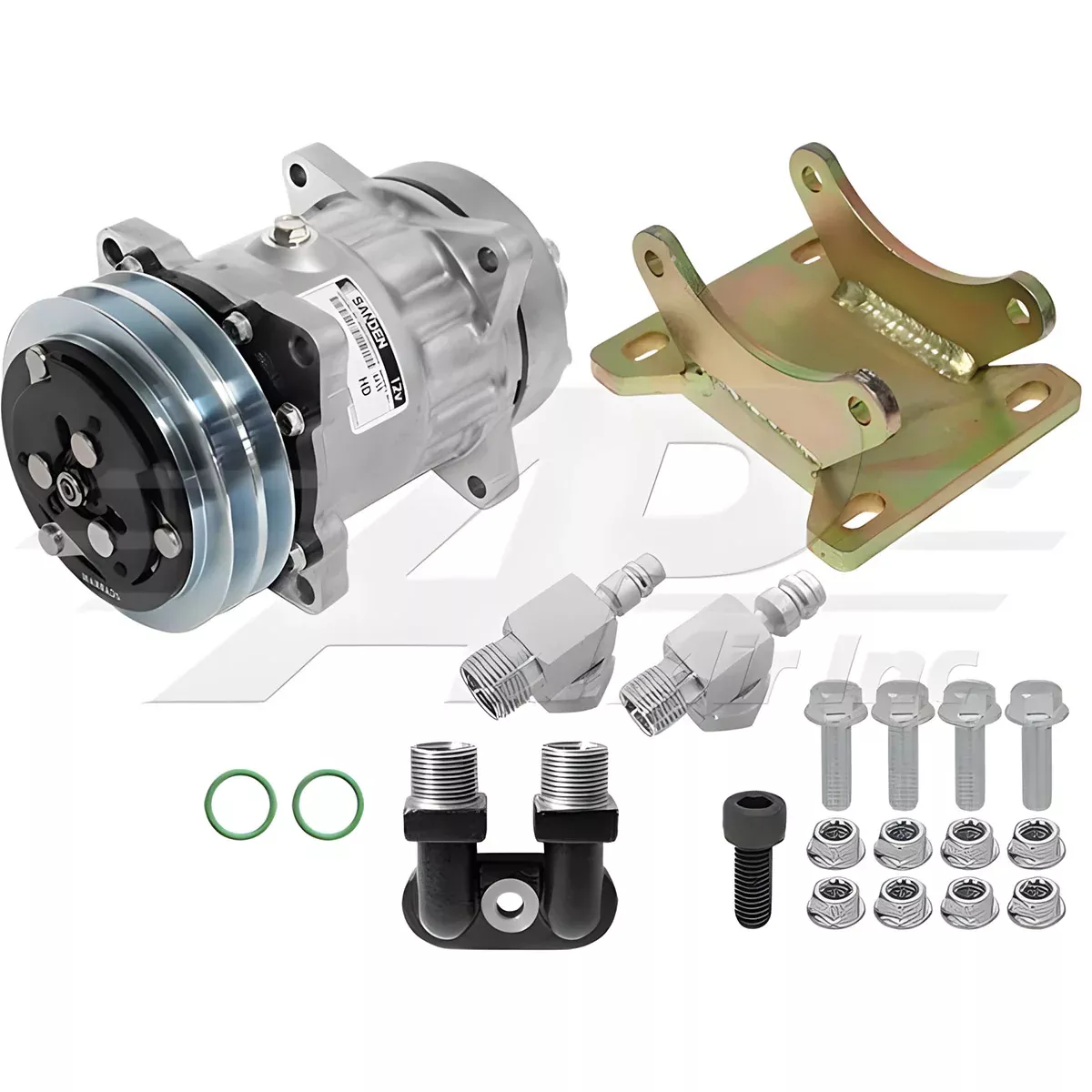 York to Sanden Conversion Kit for Gleaner, 990-373