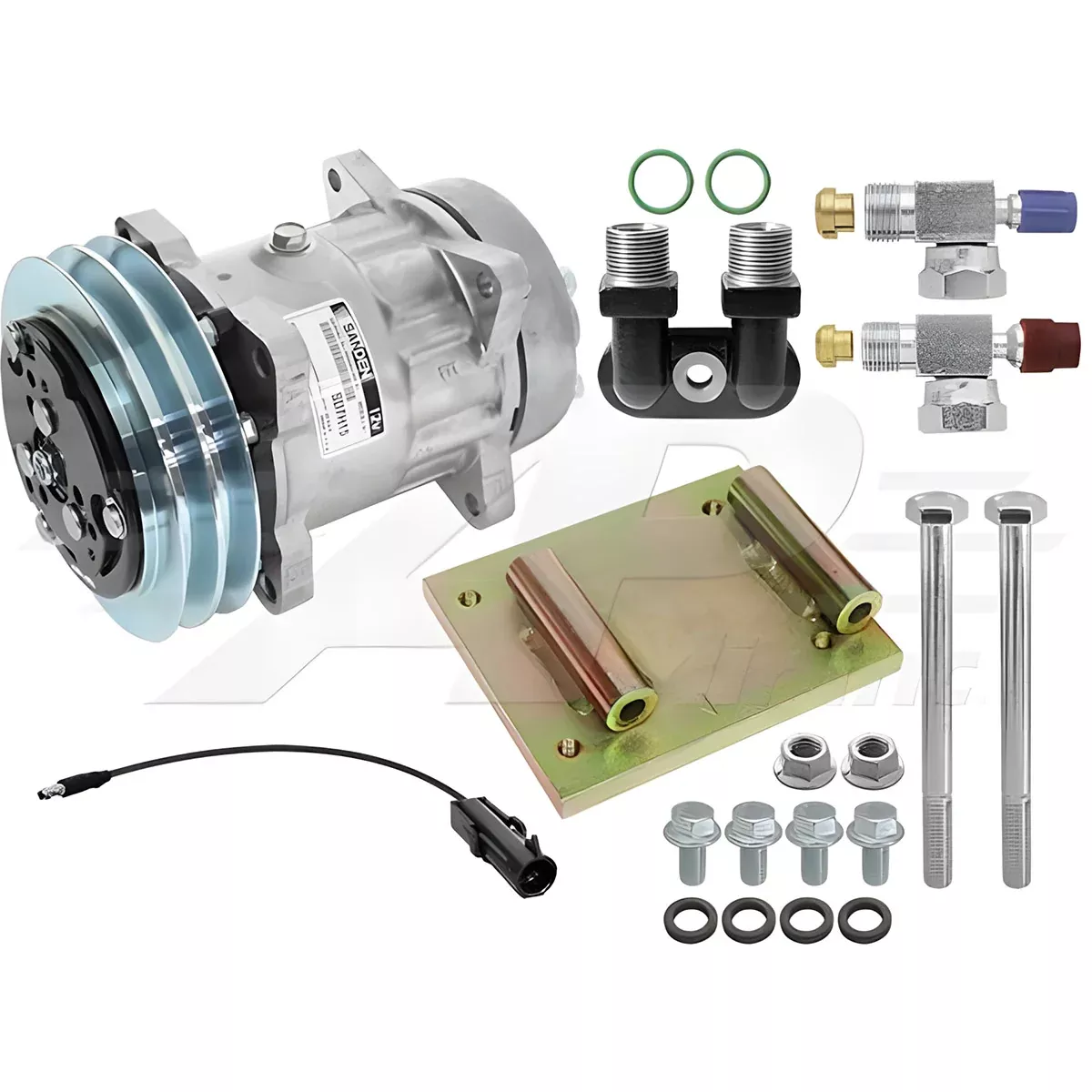 York to Sanden Conversion Kit for Gleaner, 990-377