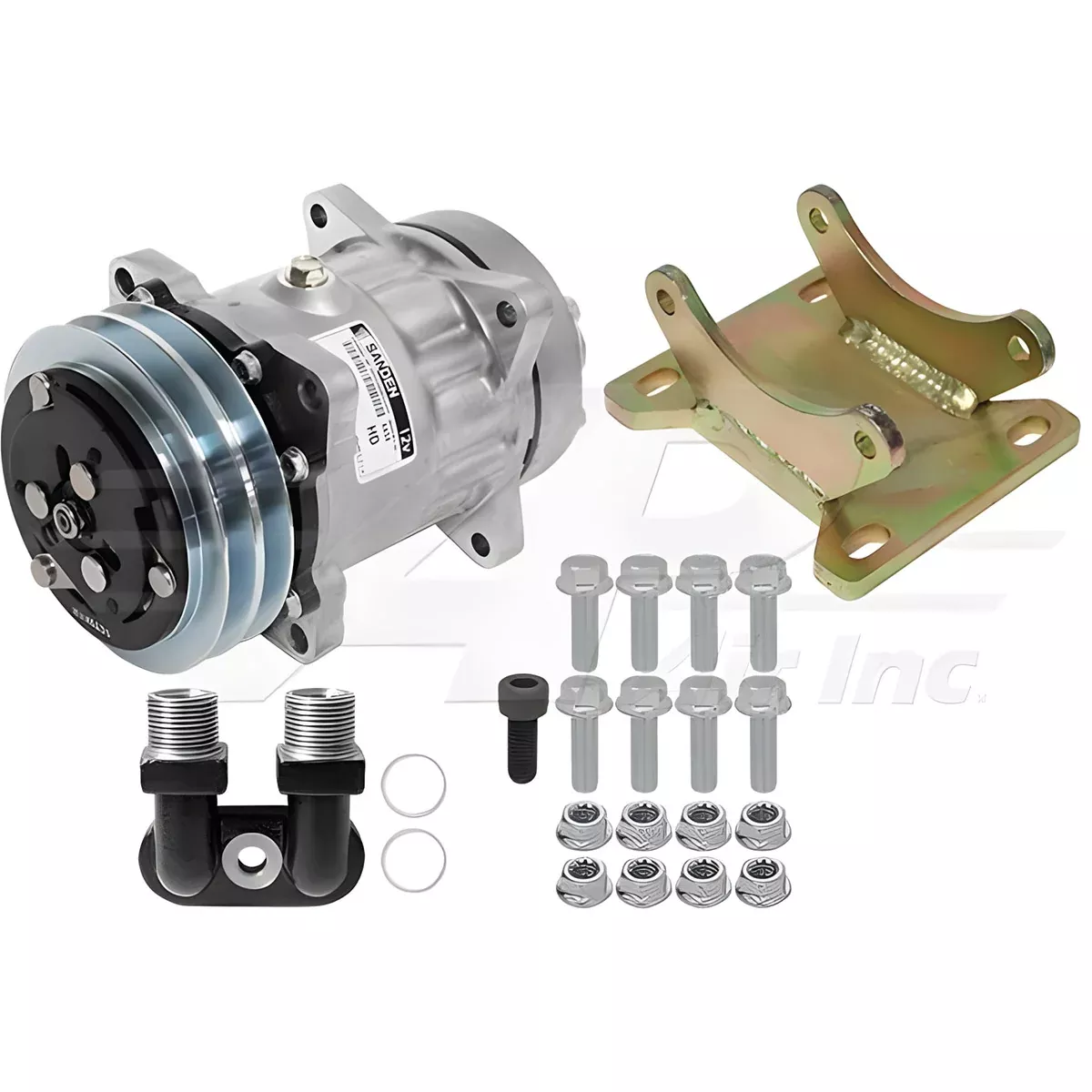 York to Sanden Conversion Kit for John Deere, 990-365