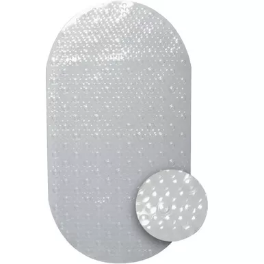 Zenith Zenna Home 15-7-10 In. x 27-1-2 In. Clear Bath Mat 80KK04 454737