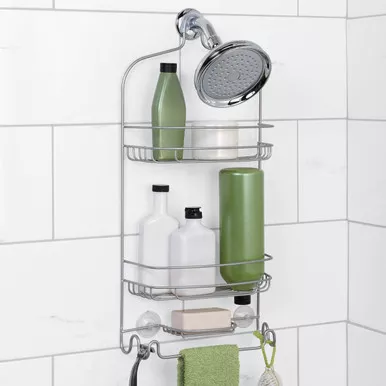 Zenith Zenna Home Satin Nickel Steel Shower Caddy 7542NN 499185